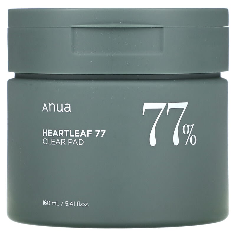ANUA Heartleaf 77 Clear Pad | Lingettes Nettoyantes Apaisantes Hydratantes Visage