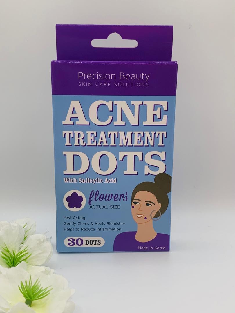 Precision beauty Acne Treatment Dots with Salicylic Acid | Patch Apaisant Anti-Acne Anti-Imperfections