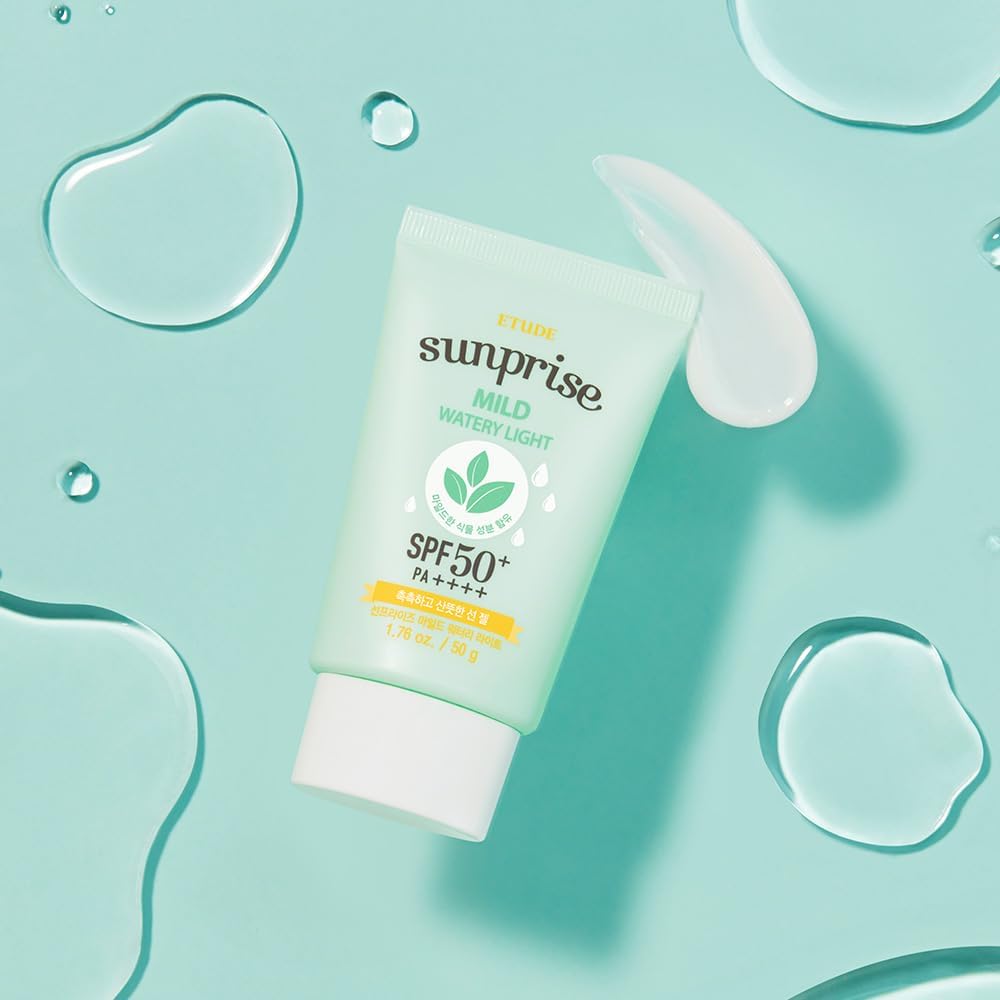 ETUDE Surprise Mild Watery Light | Crème Solaire Légère Rafraichissante Hydratante SPF50+ PA+++ Best Seller KBeauty