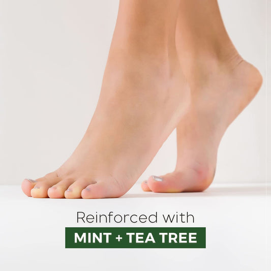 Skin Aesthetics EXFOLIATING TEA TREE & MINT Foot Masks | Masque Pieds Chaussettes Exfoliantes Purifiantes