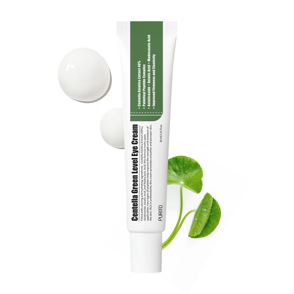PURITO Centella Green Level Eye Cream | Soin Contour Yeux Apaisant Rafermissant