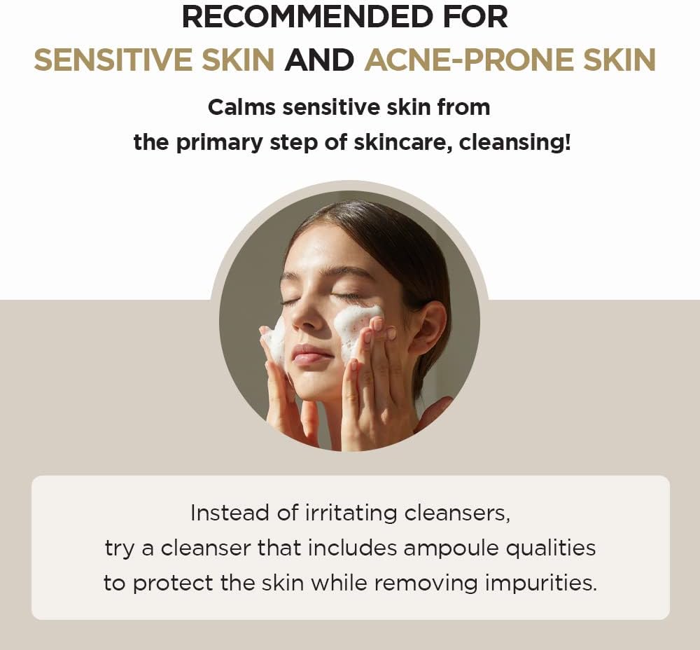 SKIN 1004 MADAGASCAR CENTELLA AMPOULE FOAM | Nettoyant Doux Onctueux Apaisant Reparateur