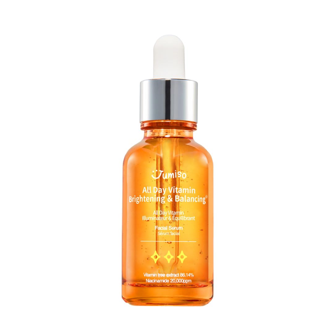 JUMISO All Day Vitamin Brightening & Balancing Facial Serum | Sérum Facial Vitaminé Éclaircissant Revitalisant Anti Taches