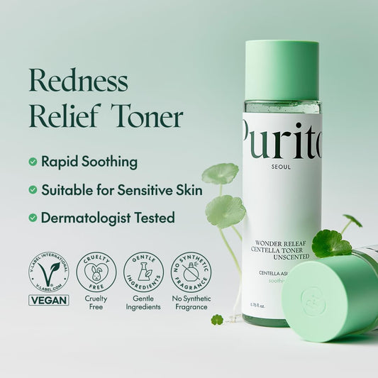 Purito SEOUL Wonder Releaf Centella Toner Unscented | Toner Ultra-Apaisant Reparateur