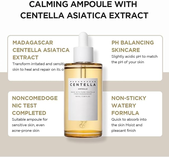 SKIN 1004 Madagascar Centella Ampoule | Sérum Réparateur Ultra-Apaisant & Hydratant Légèr