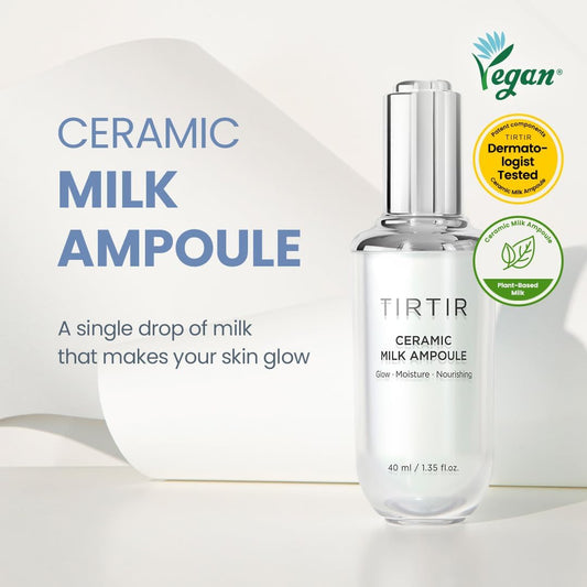 TIRTIR Ceramic Milk Ampoule Mini | Ampoule Hydratation Intense Réconfortant