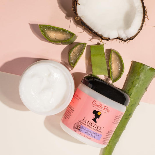 Camille Rose Jansyn's Moisture Max Conditioner Coconut Milk & Aloe vera | Après-Shampooing Ultra-Hydratant
