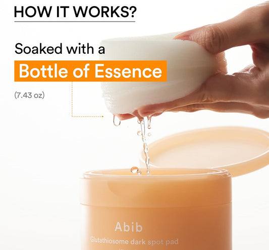 Abib Glutathiosome Dark Spot Pad Vita Touch | Soin Glutathion & Vitamines Eclaircissantes
