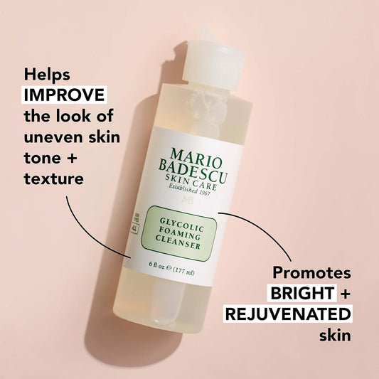 Mario Badescu Glycolic Foaming Cleanser | Mousse Nettoyante Exfoliante