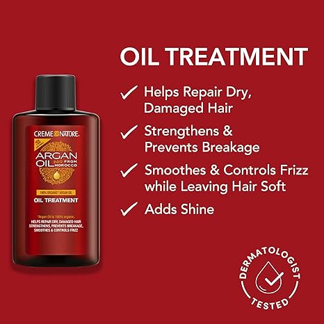 Creme Of Nature Argan Oil Treatment | Huile Luxueuse Nourrissant Reparateur