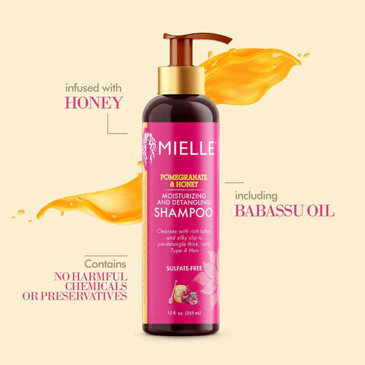 Mielle Pomegranate & Honey Moisturizing Shampoo | Shampoing Ultra-Hydratant