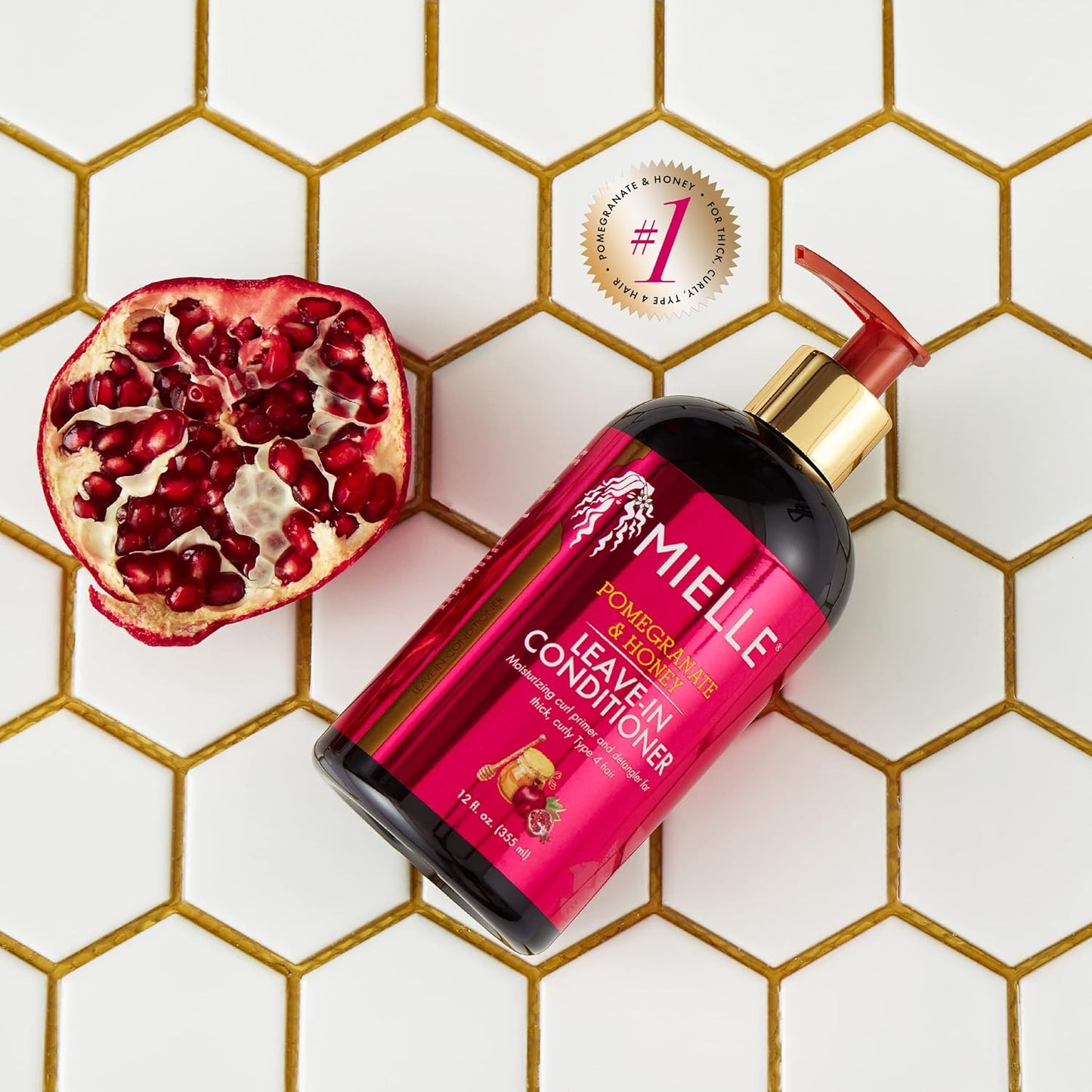 Mielle Organics Pomegranate & Honey Leave-In Conditioner | Soin Sans Rinçage Ultra Nourrissant