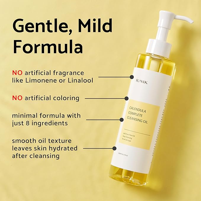 iUNIK Calendula Complete Cleansing Oil | Huile Nettoyante Purifiante