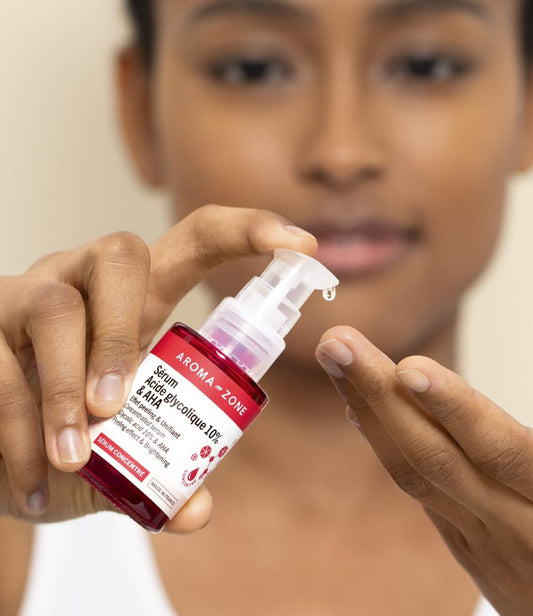 AROMAZONE Sérum visage concentré Acide glycolique 10% & AHA