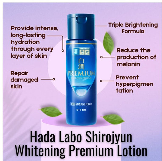 Rohto Mentholatum Hada Labo Shirojyun Whitening Milky Lotion | Lotion Eclaircissante Hydratation Intense