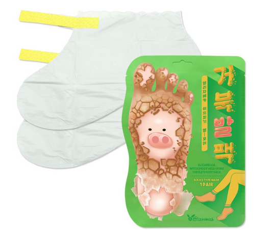 Elizavecca Witch Piggy Hell Pore Turtle's Foot Pack | Masque Pied Adoucissant Exfoliant Intense