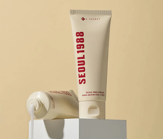 KSECRET SEOUL 1988 Cream : Snail Mucin 93% + Rice | Crème Reparatrice Illuminatrice Kbeauty