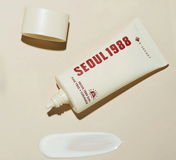 KSECRET SEOUL 1988 Sun : Pine Tree + Ceramide | Crème Solaire Apaisante Hydratante