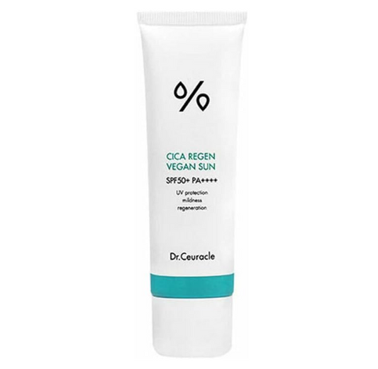 Dr. Ceuracle Cica Regen Vegan Sun | Crème Solaire Vegan SPF50+ PA++++ Hydratation Optimale