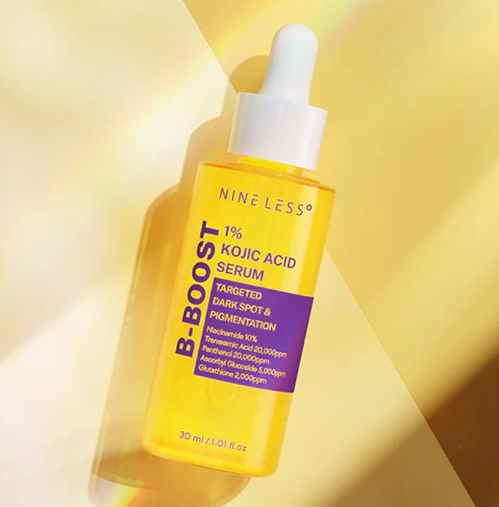 NINELESS B-Boost 1% Kojic Acid Serum | Sérum Illuminant Anti-Taches Teint Uniforme