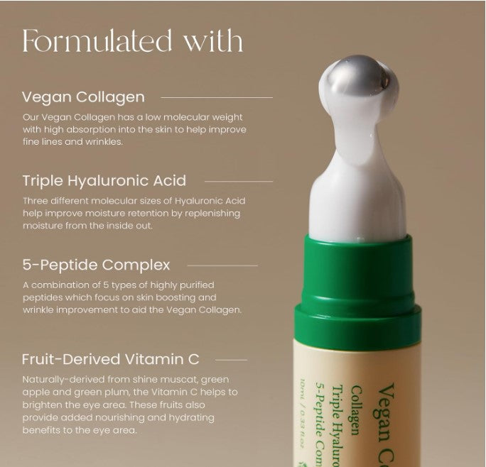 AXIS - Y Vegan Collagen Eye Serum | Sérum Yeux Collagène Illuminant Hydratant Anti-Ridules