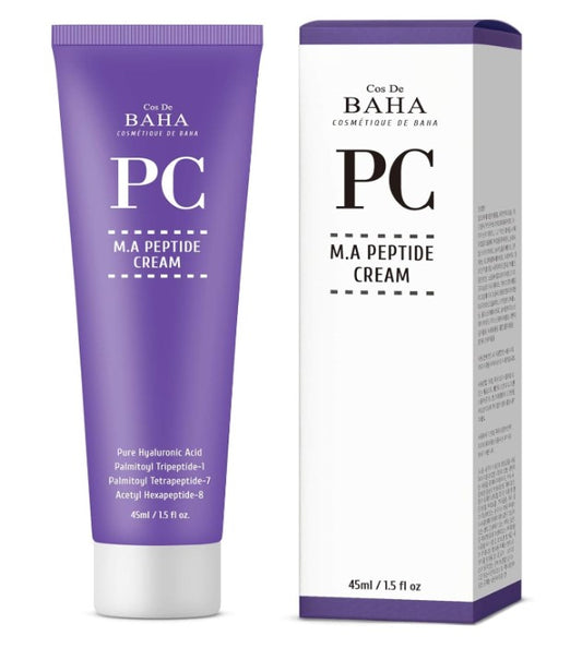 Cos De BAHA PC M.A Peptide Cream | Crème Nourrissante Lissante légère Anti-Rides