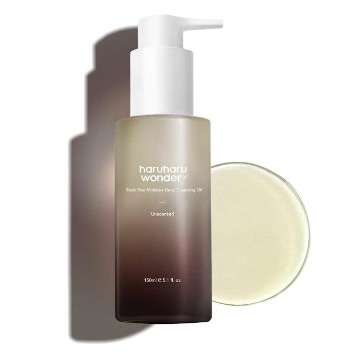 Haruharu WONDER Black Rice Moisture Deep Cleansing Oil | Huile nettoyante & Hydratante Ultra-Douce