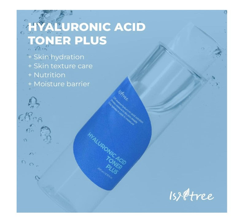 Isntree Hyaluronic Acid Toner Plus | Toner Apaisant Hydratant Revitalisant Intense
