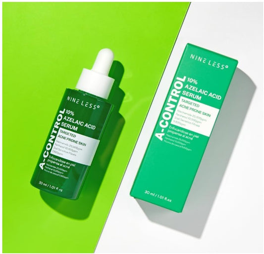 NINELESS A-Control 10% Azelaic Acid Serum | Sérum Anti Sébum Apaisant Anti Imprefections