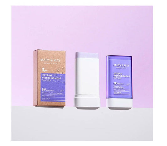 Mary&May Vegan Peptide Bakuchiol Sun Stick | Ecrans Solaire SPF50+ PA++++