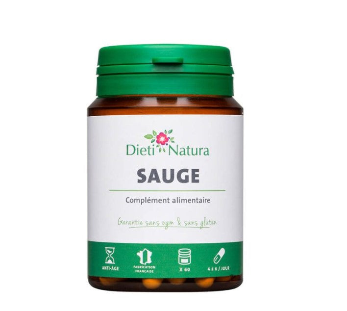 Sauge 60 gélules | Équilibre Hormonal, Digestion & Bien-Être Féminin