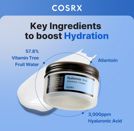 COSRX Hyaluronic Acid Intensive Cream | Crème Best Seller Hydratante Intense
