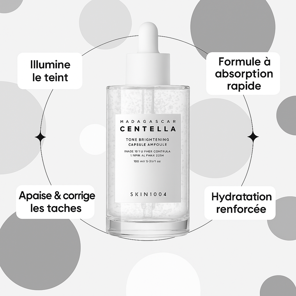 SKIN 1004 Tone Brightening Capsule Ampoule | Sérum Illuminateur Concentré Unifiant