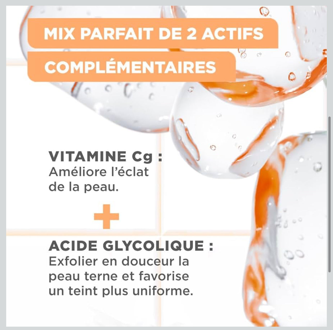 MIXA SERUM VITAMINE C + ACIDE GLYCOLIQUE 30ML | Serum Glow Booster