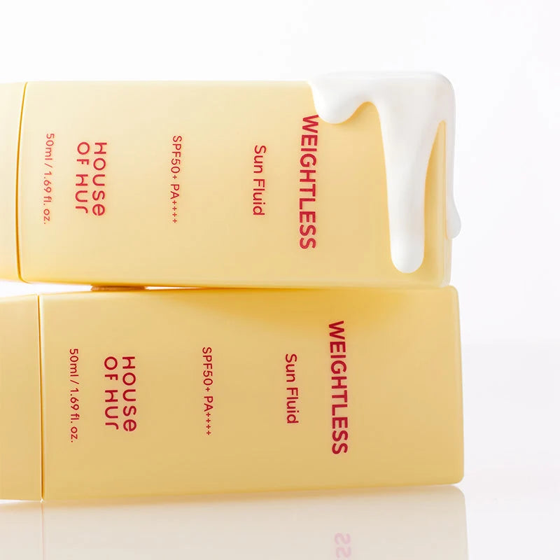 HOUSE OF HUR Weightless Sun Fluid | Fluide Solaire Ultra léger Protecteur Apaisant #1 Trend Kbeauty