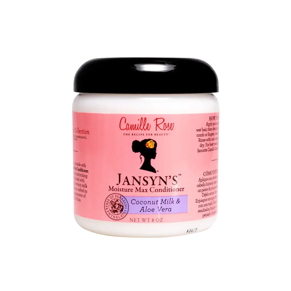 Camille Rose Jansyn's Moisture Max Conditioner Coconut Milk & Aloe vera | Après-Shampooing Ultra-Hydratant