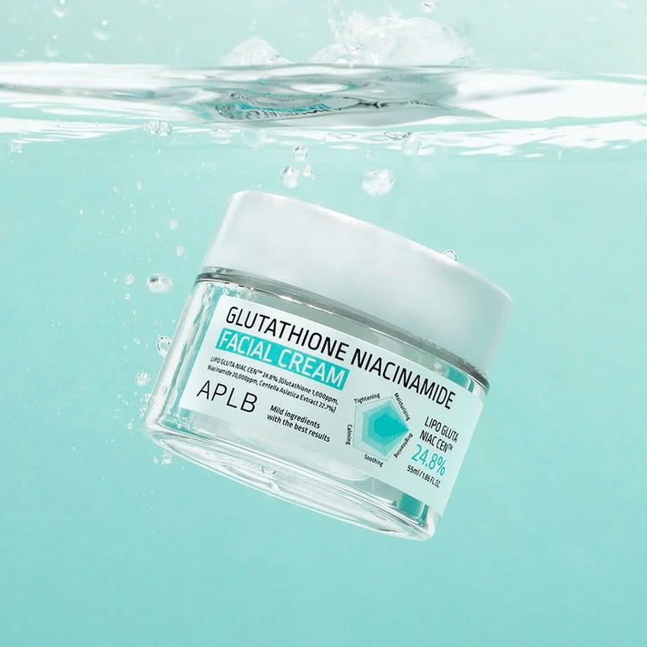 APLB Glutathione Niacinamide Facial Cream | Crème Eclaircissante Unifiant Anti taches