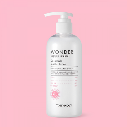 TONYMOLY Wonder Ceramide Mochi Toner Pump Version | Toner Peau Sensible Sèche Apaisant Hydratant Longue Durée