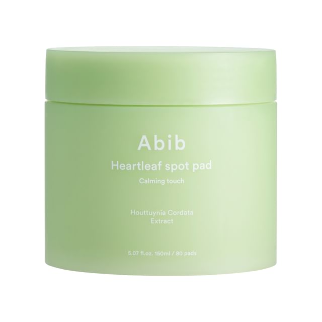 Abib Heartleaf Spot Pad Calming Touch | Lingette calmante & Apaisante