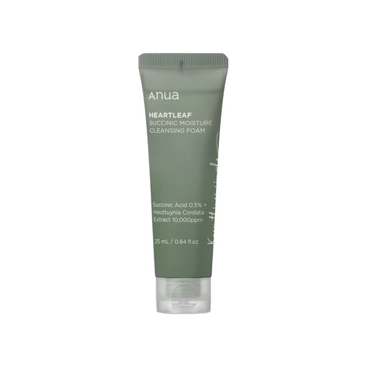 Anua Heartleaf Succinic Moisture Cleansing Foam Mini | Mousse Nettoyante Hydratante Purifiante