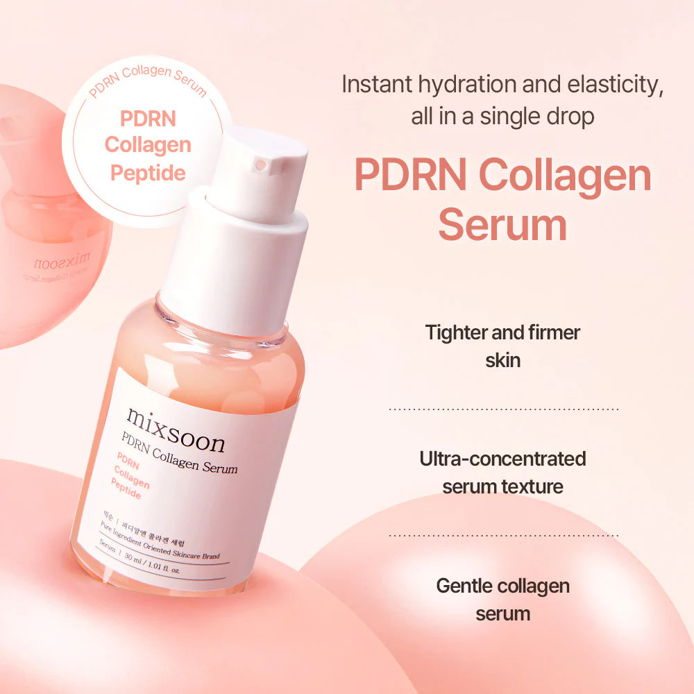 MIXSOON PDRN Collagen Serum | Sérum Coréen Hydratant Raffermissant Tendace KBeauty Best Seller Collagen