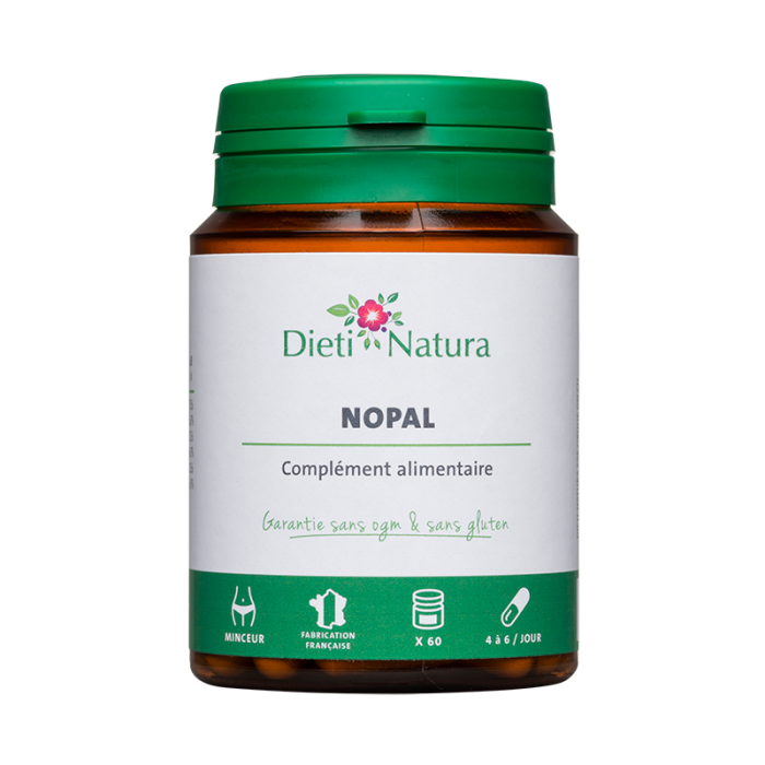 DIETINATURA Nopal 200 gélules | Minceur, Satiété & Régulation du Sucre