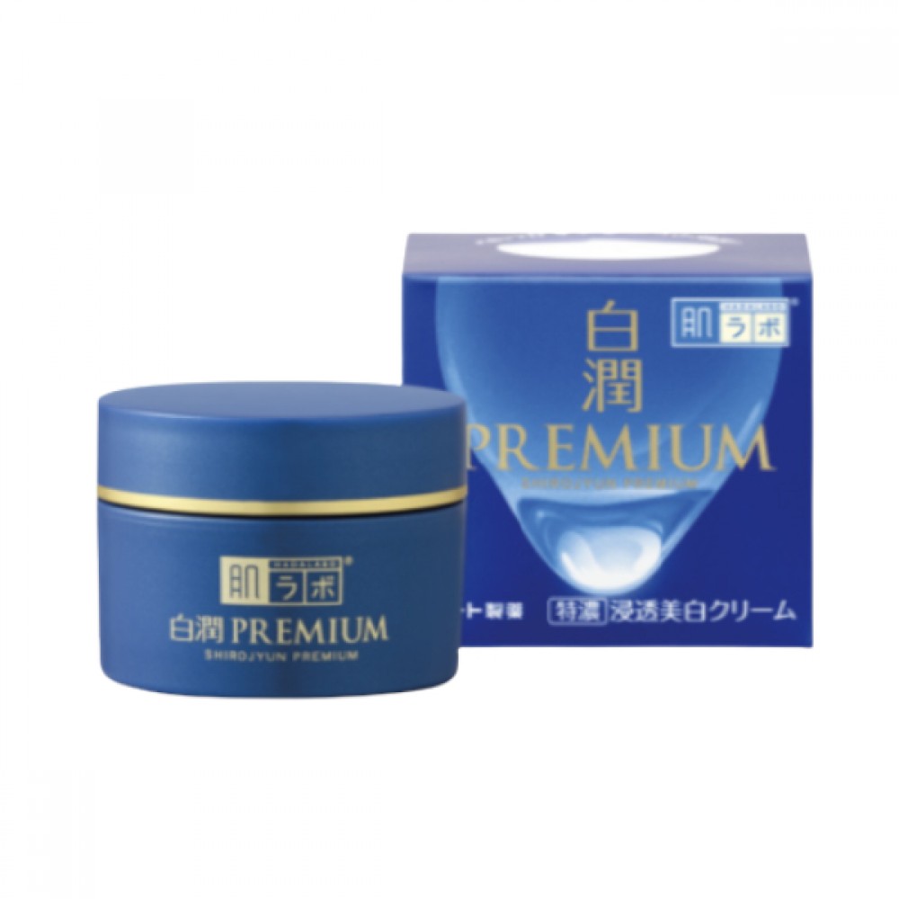 Rohto Mentholatum Hada Labo Shirojyun Premium Deep Whitening Cream | Crème Hydratante Intensément Eclaircissante