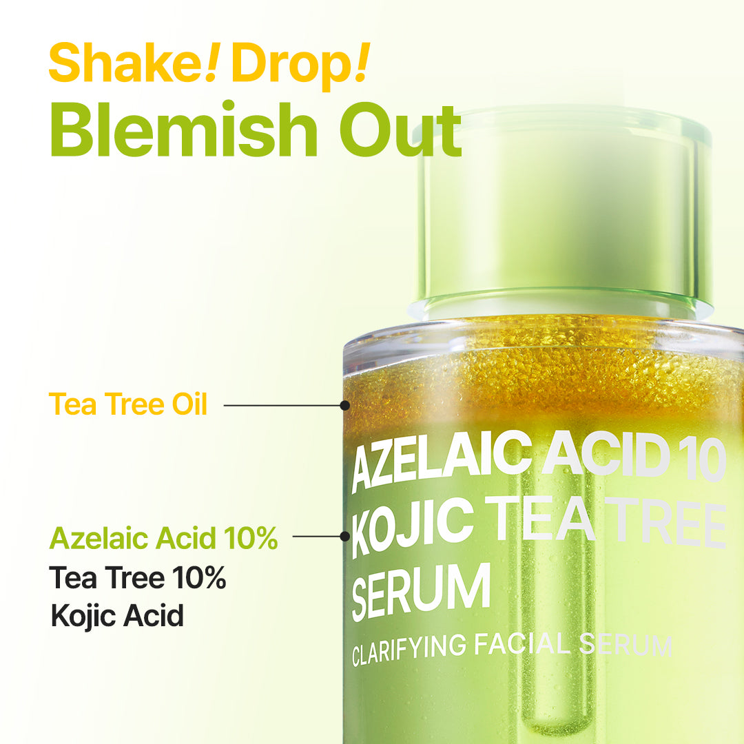Purito SEOUL	Azelaic Acid 10 Kojic Tea Tree Serum | Sérum Correcteur Purifiant Haute Efficacité