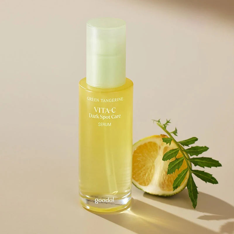 Goodal Green Tangerine Vita C Dark Spot Care Serum | Sérum Eclaircissant & Illuminant Teint Irregulier Taches Brunes