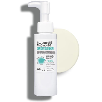 APLB Glutathione Niacinamide Cleansing Oil | Huile Démaquillante Uniformisant Illuminant