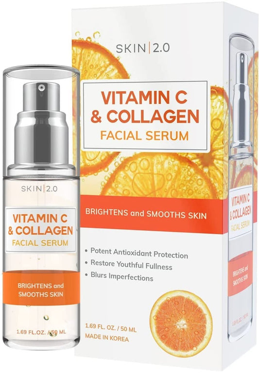 Skin 2.0 VITAMIN C & COLLAGEN facial serum