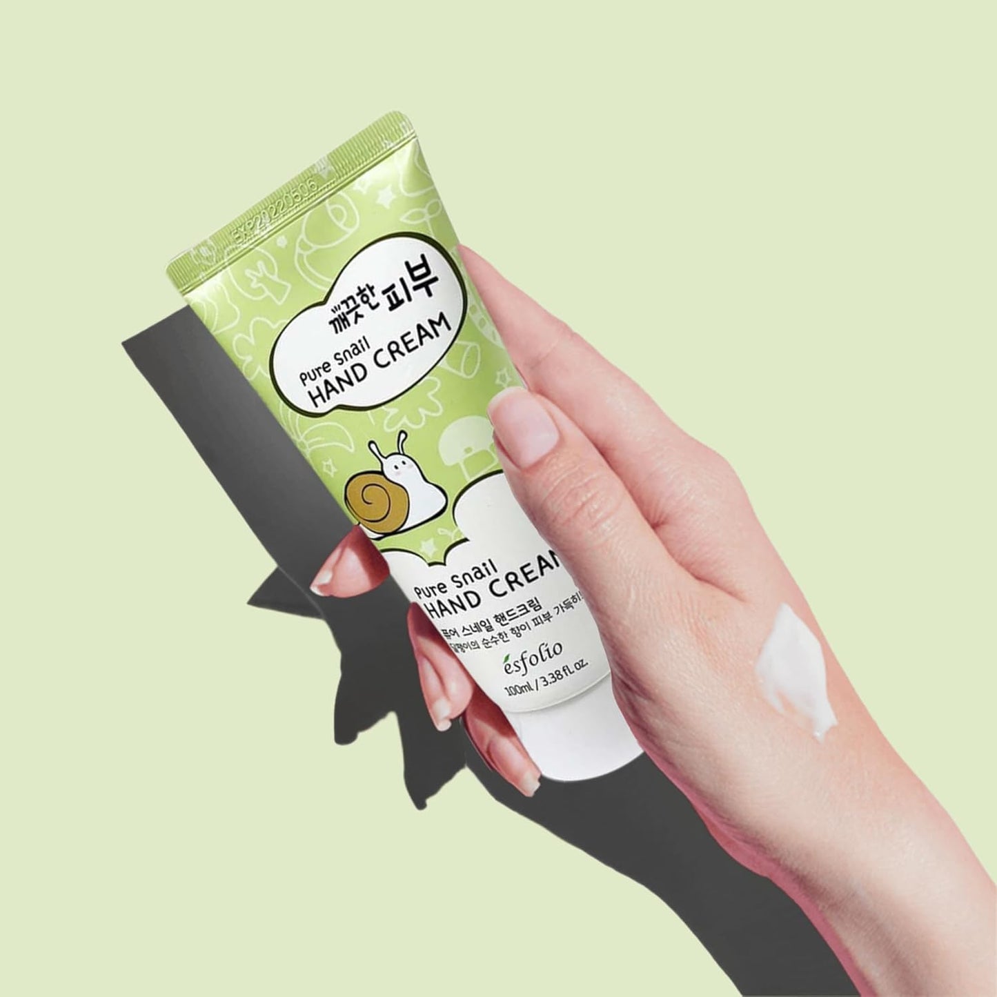 ESFOLIO Snail Moisture Hand Cream | Crème mains légère Escargot KBeauty