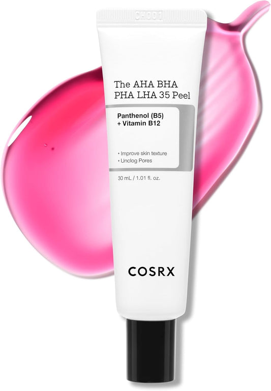 COSRX The AHA BHA PHA LHA 35 Peel | Soin Exfoliant Intensif Professionnel SeboRegulateur