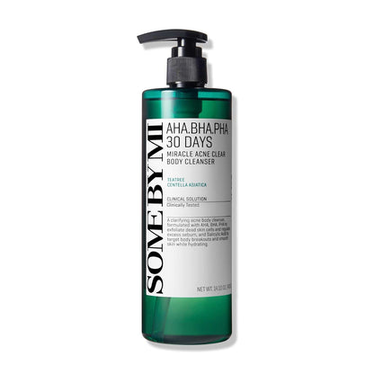 SOME BY MI AHA, BHA, PHA 30 Days Miracle Acne Clear Body Cleanser | Nettoyant corps anti acné & Imperfections